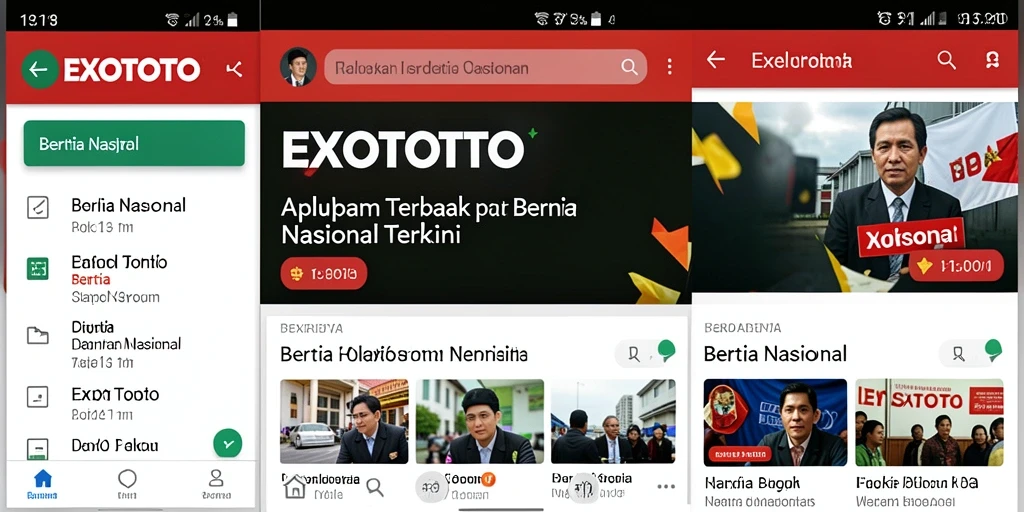 Tampilan antarmuka EXOTOTO yang informatif dan menarik.